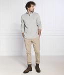 Свитер мужской Polo Ralph Lauren с воротником на молнии, серый - фото 2