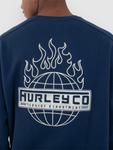 Свитер Hurley Ironclad Heavyweight Crew Sweater, nightforce - фото 2