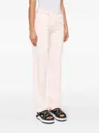 Прямые брюки с поясом KENZO, розовый - фото 3