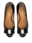 Туфли Vara Bow 70 Ferragamo, черный - фото 4