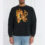 Толстовка обычного кроя Palm Angels, черный - фото