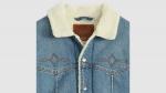 Куртка дальнобойщика Western Sherpa Levi's, Open Sail - Medium Wash - фото 6