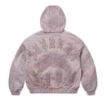 Куртка Supreme Studded Hooded Leather Jacket, Lilac - фото 2