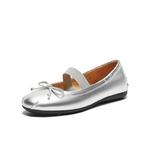 Туфли Мэри Джейн женские Bata, серебряный - фото 5