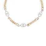 CHANEL Золотое металлическое колье Women's Gold - фото