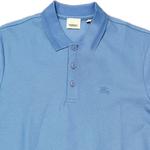 Рубашка поло мужская синяя Burberry, синий - фото 2