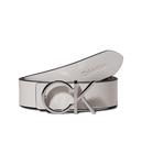 Кожаный двусторонний ремень Calvin Klein, черный - фото 2