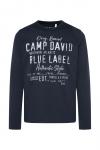 CAMP DAVID Лонгслив в синем цвете - фото