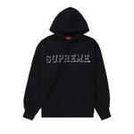 Толстовка Supreme Drop Shadow Hooded Sweatshirt, черный - фото