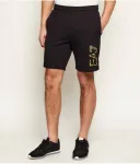 Шорты slim fit Ea7, черный - фото