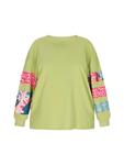Толстовка IZIA Plus Size Sweatshirt, зеленый - фото