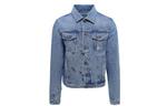 Куртка Off-White Arrow Twist Denim Jacket 'Cobalt Blue/White', синий - фото 2