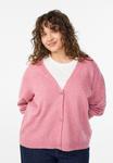 Кардиган Zizzi Cardigan, Foxglove Mel/Mottled Light Red - фото