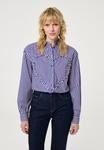 Блуза Fabienne Chapot ALEX HEART BLOUSE, Blue/Black - фото