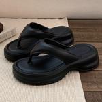 Thin strips Женские сандалии с разделителем для пальцев, black - фото 5