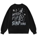 The Simpsons Толстовка унисекс «Симпсоны», Черный - фото