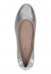 Кожаные балетки Caprice, серебряный - фото 3