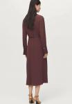 Платье Mango Shirt dress, Bordeaux - фото 2