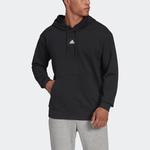 Толстовка Men's adidas Logo Small Label Solid Color Sports Black, черный - фото 2