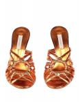 Сандалии Casadei, медь - фото 4