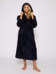 Длинный халат Loungeable, темно-синий - фото 3