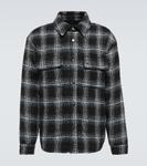 Клетчатая рубашка Amiri, черный - фото