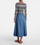 Юбка миди деним Uma Ulla Johnson, Danube - фото 3