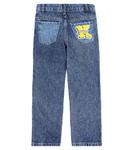 Вышитые джинсы Kenzo Kids, Bleach - фото 4