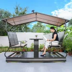 Беседка-качели Green Water с навесом - фото 2