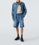 Джинсовые бермуды Plan C, индиго - фото 2