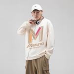 Свитер Mizuno Graphic Casual Long Sleeve T-shirt 'White' - фото 2
