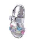 Сандалии Pollie для маленьких девочек Nina, Silver, Multi - фото 6