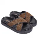 Праздничные тапочки Mm, коричневый - фото 2