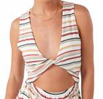 Брю Полосатое платье в мульти O'Neill - фото 5