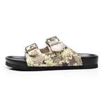 Шлепанцы унисекс Golofi, цвет Animal print 101pu - фото 21