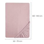 Натяжная простынь Roba, пыльно-розовый - фото 5