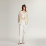 ELLE Рубашка Women's Light Khaki Lapel Moderate - фото 7
