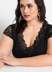 Кружевная рубашка Bodyflirt Boutique, черный - фото 2