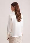 Блуза Seidensticker Button-down blouse, Ecru/White - фото 3