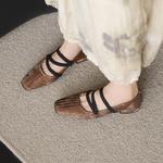 Туфли Мэри Джейн женские Gemeiq, хаки - фото 18