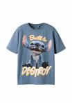 Футболка Name it Print T-shirt, Flint Stone/Blue - фото