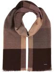 Шарф bugatti, Light brown/Dark brown - фото