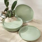 Набор тарелок KONSIMO, 27x2,5x27 см, зеленый - фото 2