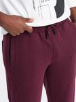 Ombre Брюки Regular в цвете бургунди - фото 6