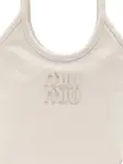 Сумка-тоут с нашивкой-логотипом IVY Miu Miu, белый - фото 4