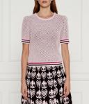 Кофта женская Marc Cain вязаная с коротким рукавом, розовый - фото