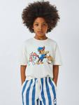 Детский комплект топ и шорты Paw Patrol, Cream/Blue - фото