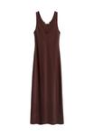 Платье Mango Maxi dress, Brown - фото 2