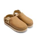 Кожаные туфли-мюли с золотыми башмаками Ugg, желтый - фото 4