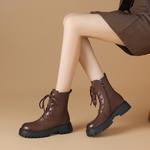 Ботинки Martin Boot женские Boerdiqi, коричневый - фото 14